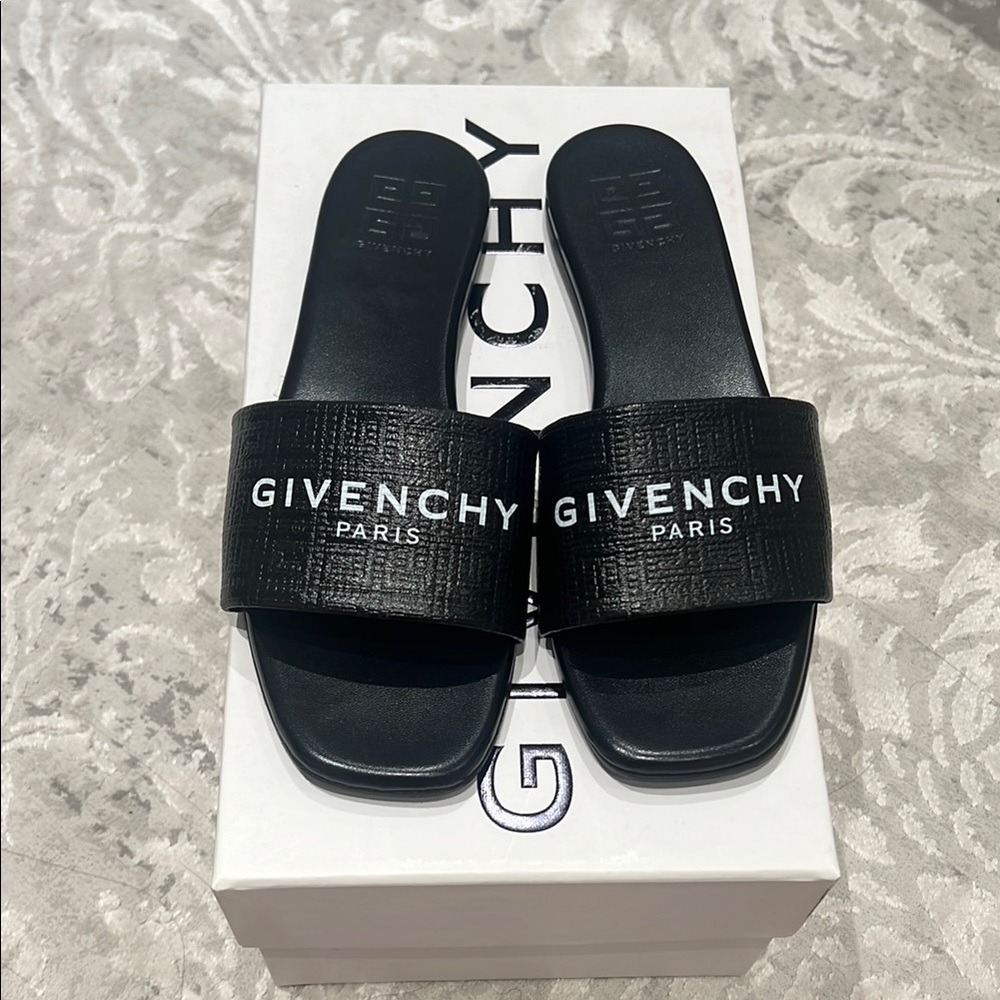Givenchy Black Slides
